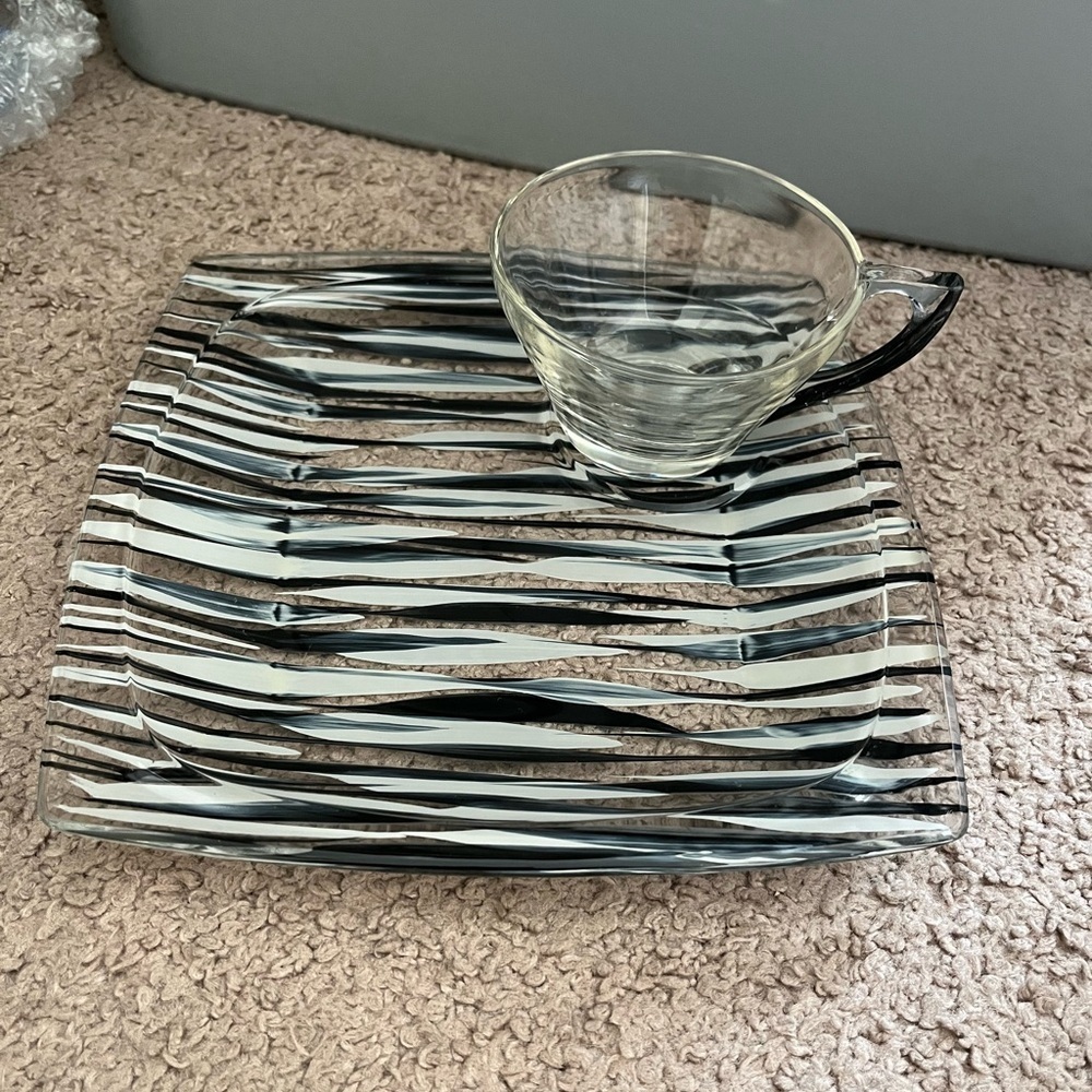Hand Painted Plate and Cup Sets